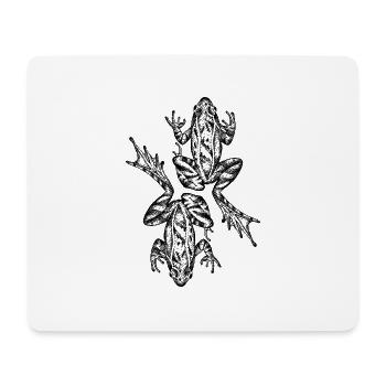 Grenouille - Tapis de souris (format paysage) - blanc - Devant
