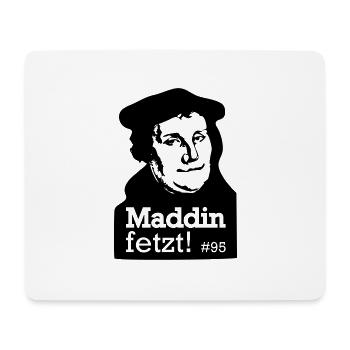 Martin Luther fetzt - Mousepad (Querformat) - Weiß - Vorne