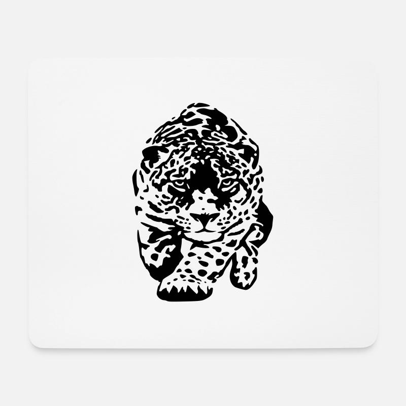 jaguar - Mousepad (Querformat) - Weiß