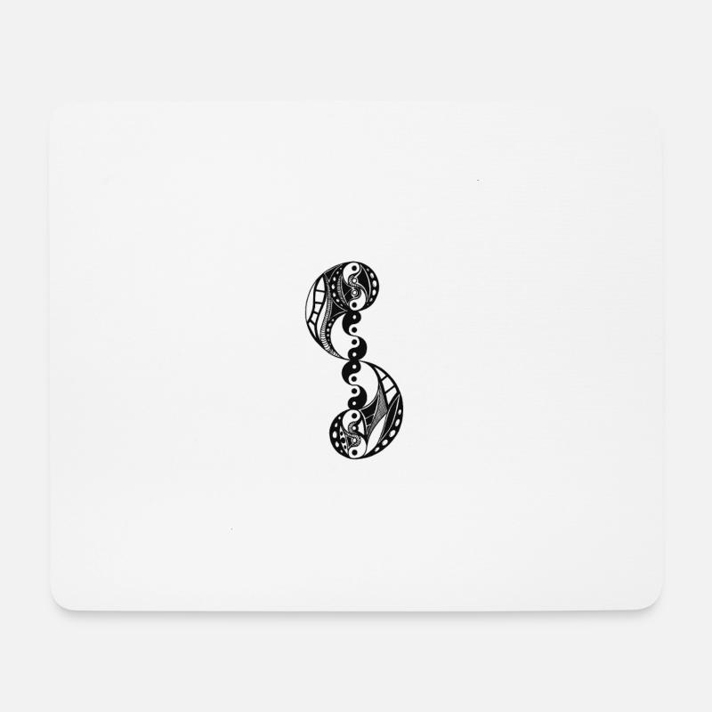 Yin Yang - Mouse Pad (horizontal) - white