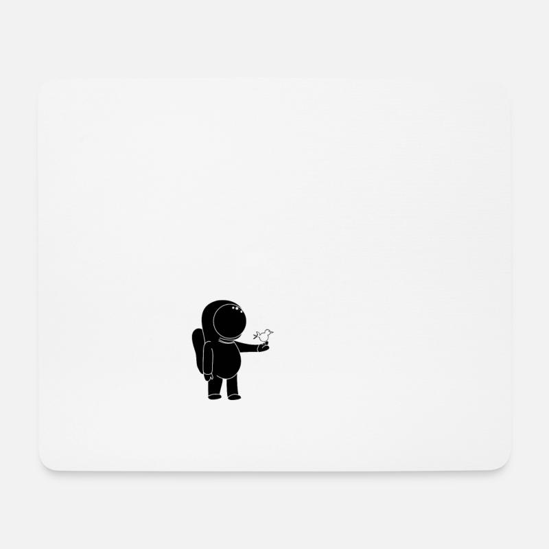 astronaut - Mouse Pad (horizontal) - white