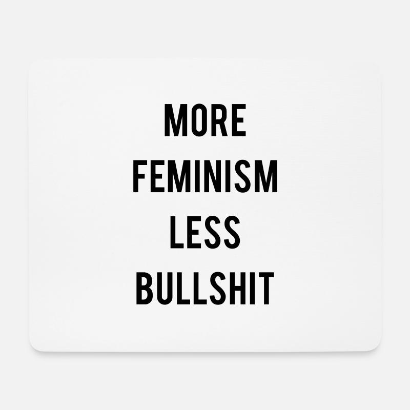 Feminismus - Mousepad (Querformat) - Weiß