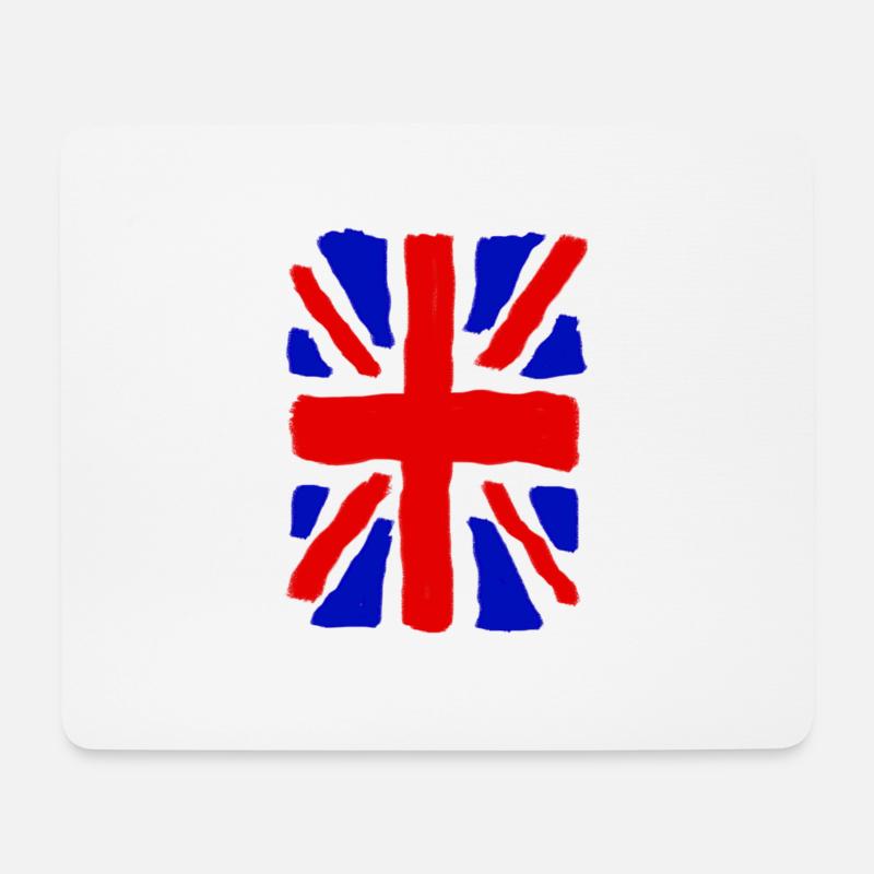 Union Jack - Mouse Pad (horizontal) - white