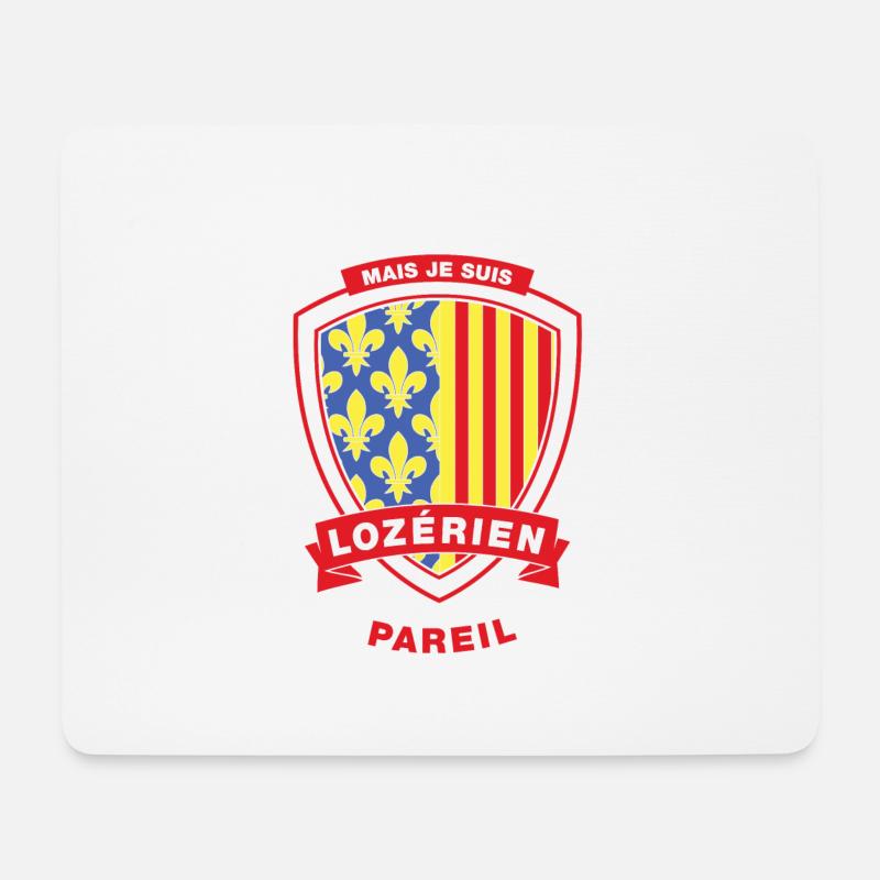 Lozerien Parfait - Tapis de souris (format paysage) - blanc