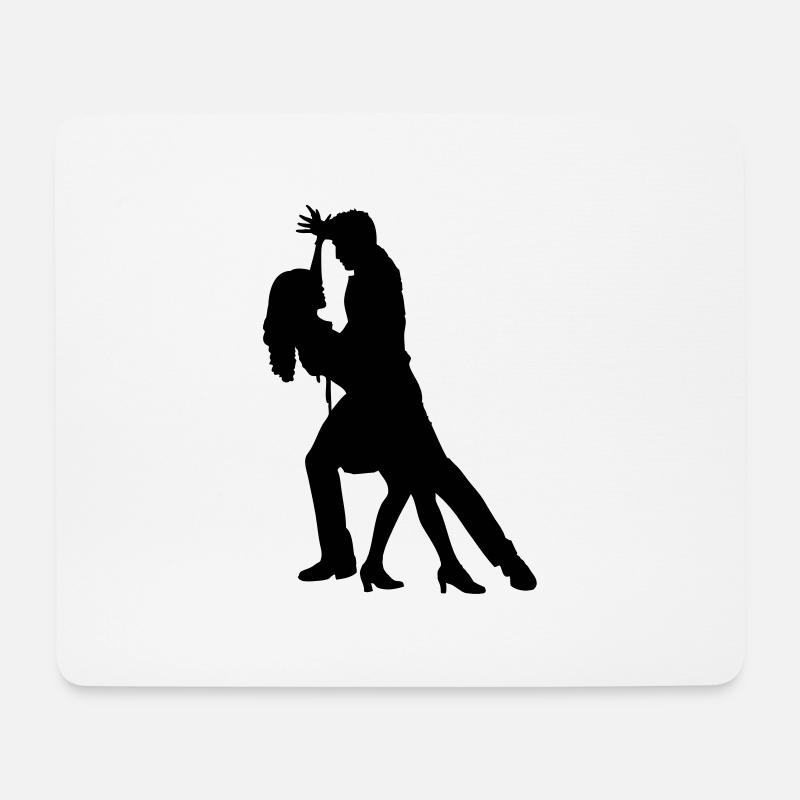 salsa - Mousepad (Querformat) - Weiß