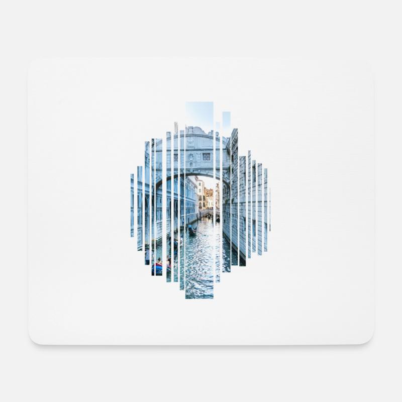 Venedig cut - Mousepad (Querformat) - Weiß