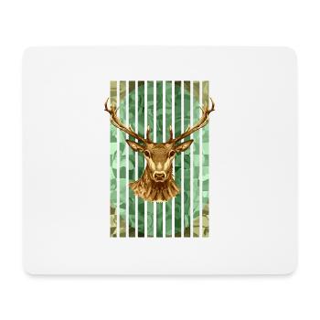 Deer king of the forest - Mouse Pad (horizontal) - white - Front