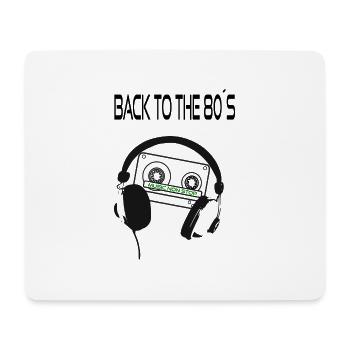 Back to the 80´s - Mousepad (Querformat) - Weiß - Vorne
