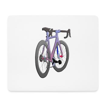 bicycle - Mouse Pad (horizontal) - white - Front