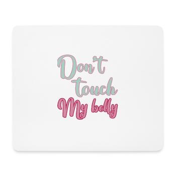 pregnant baby child born birth gift idea - Mouse Pad (horizontal) - white - Front