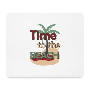 Sommer Sonne Strand Urlaub Meer Geschenkidee - Mousepad (Querformat) - Weiß - Vorne