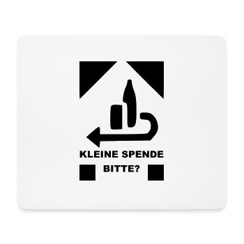 Kleine Spende Bitte 3 - Mousepad (Querformat) - Weiß - Vorne