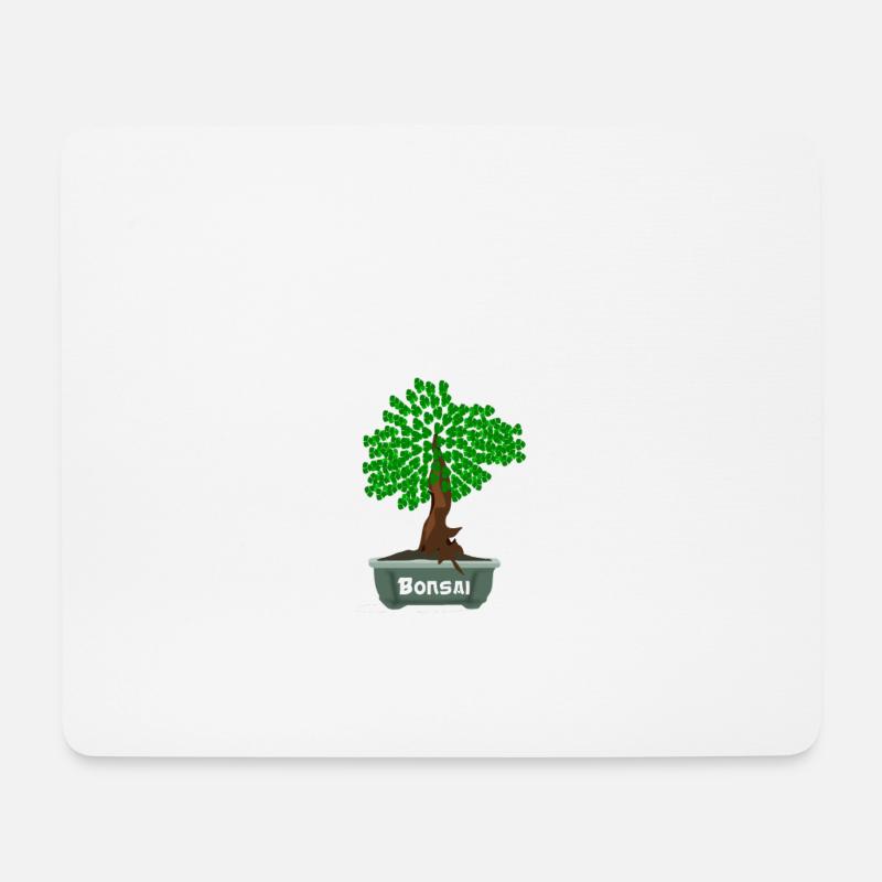 Ich bin nicht klein Bonsai - Mousepad (Querformat) - Weiß
