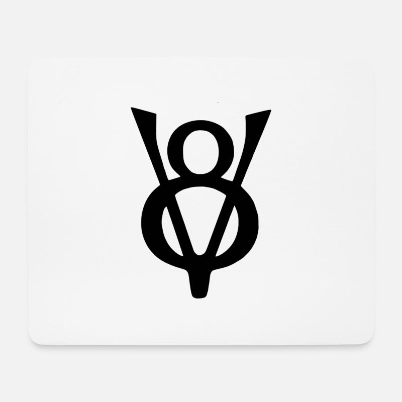 V8 - Mouse Pad (horizontal) - white