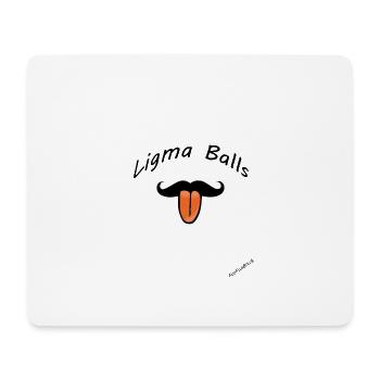 Ligma Balls - Mousepad (Querformat) - Weiß - Vorne