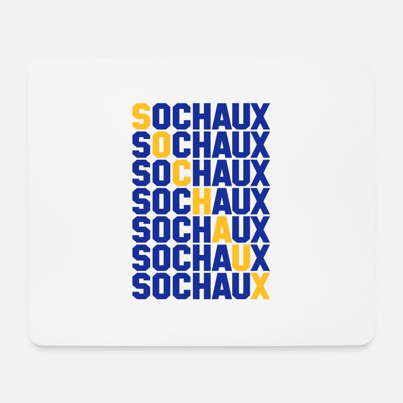 Sochaux Gitter - Mousepad (Querformat) - Weiß