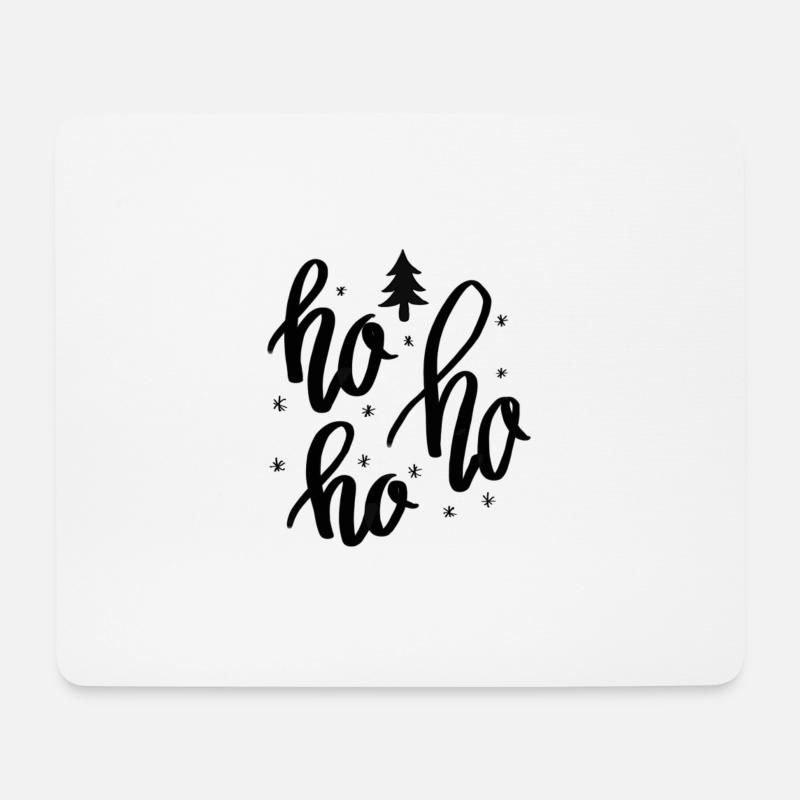 HO HO HO - Mousepad (Querformat) - Weiß