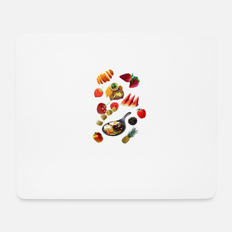 Food - Mouse Pad (horizontal) - white