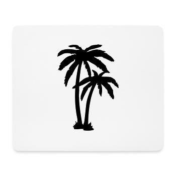 palme_f1 - Mousepad (Querformat) - Weiß - Vorne