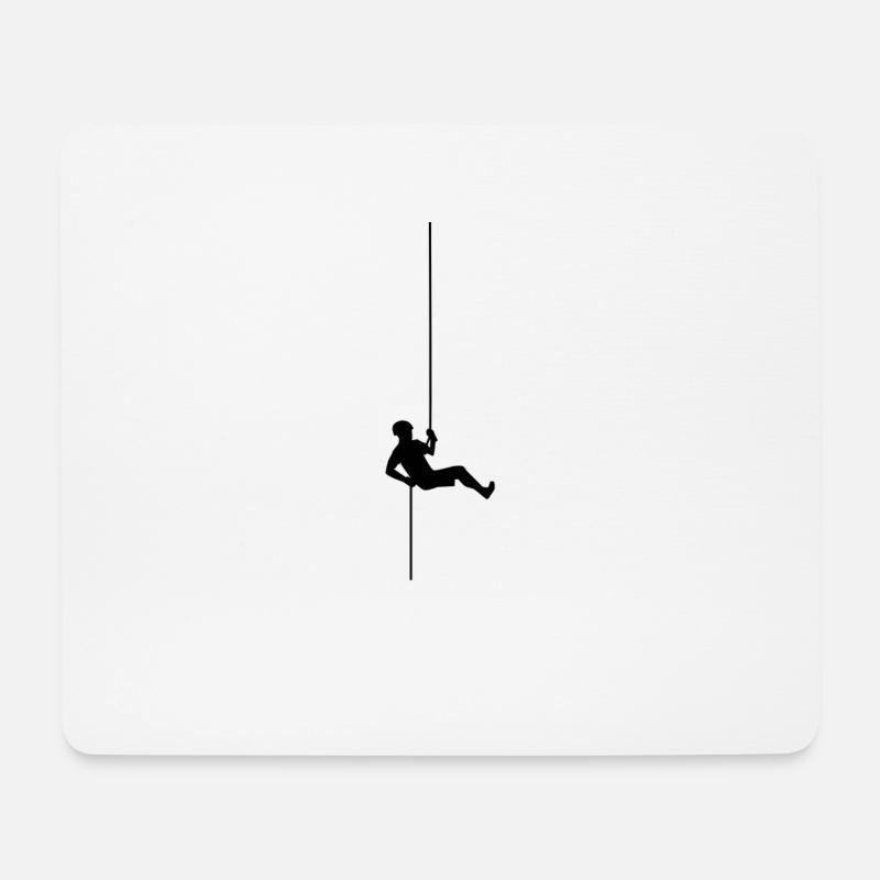Climbing climb - Mouse Pad (horizontal) - white