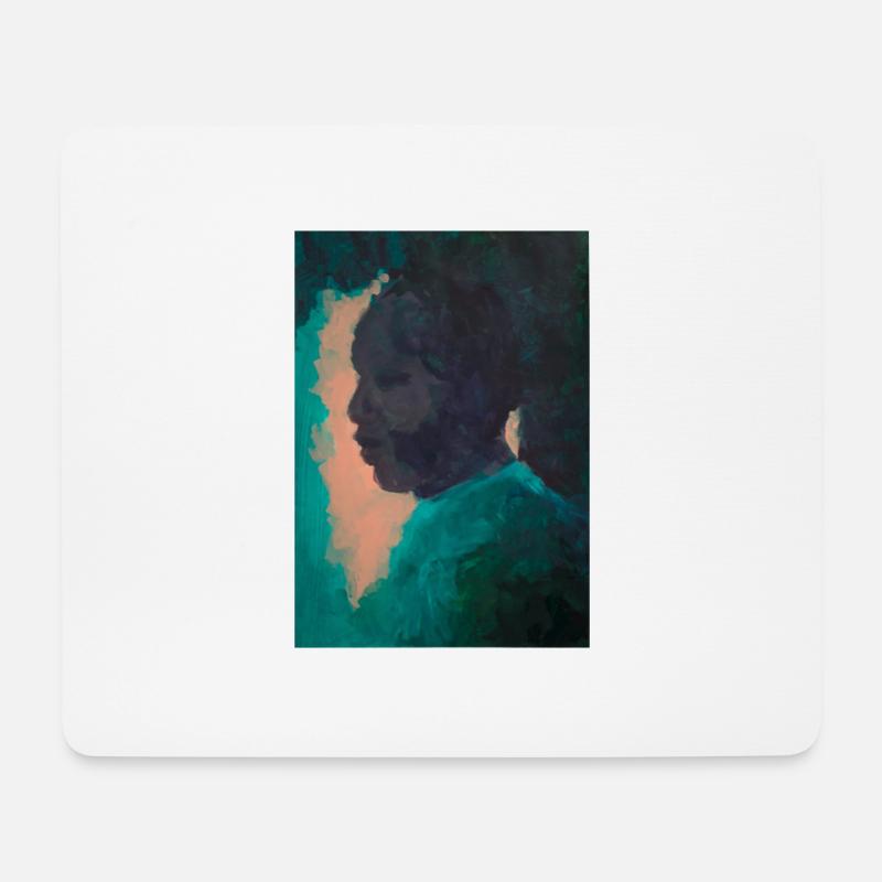 Original Kunstdruck "Heir" - Mousepad (Querformat) - Weiß