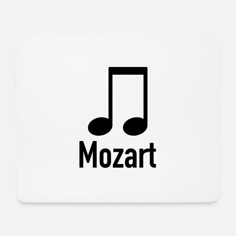 Mozart classical music - Mouse Pad (horizontal) - white