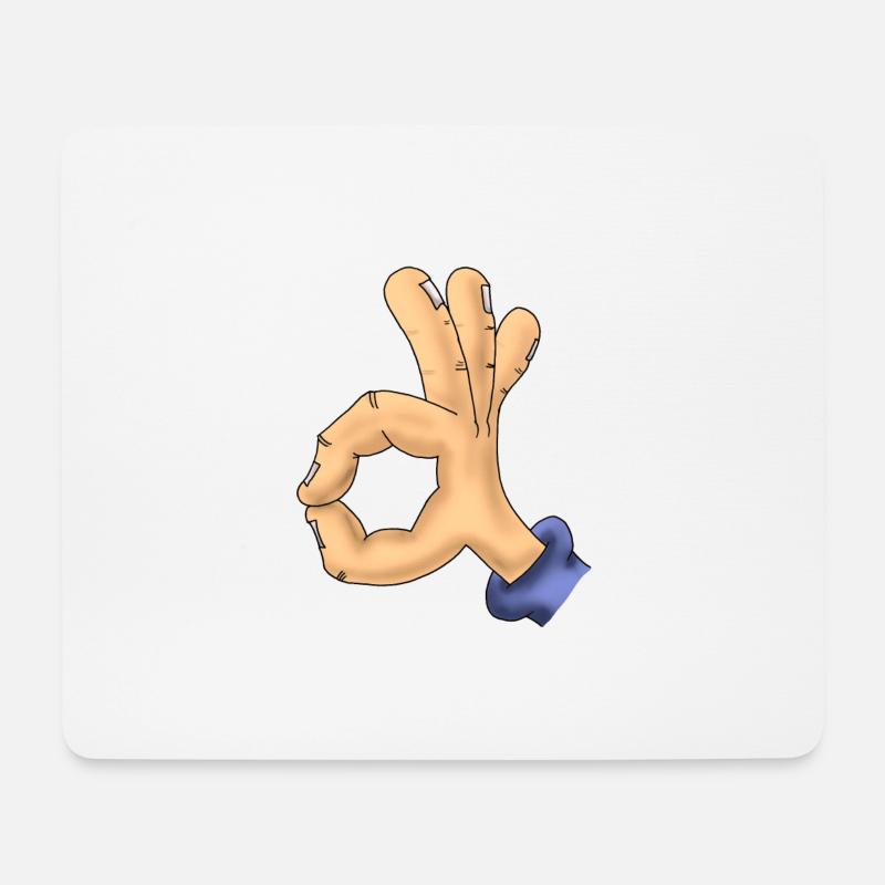 Einwandfrei - Mousepad (Querformat) - Weiß