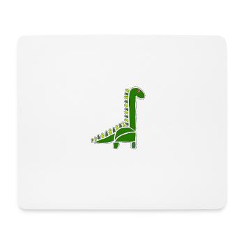 Dino - Tapis de souris (format paysage) - blanc - Devant