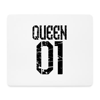 118 Queen 01 - Mousepad (Querformat) - Weiß - Vorne
