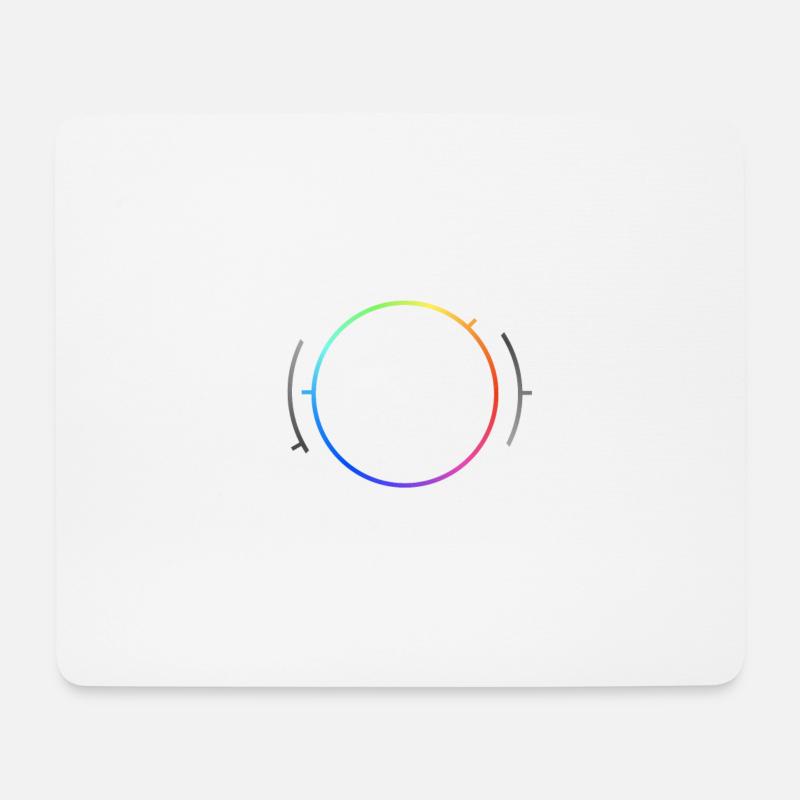 colorwheel - Mousepad (Querformat) - Weiß