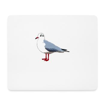 Möwe - Mousepad (Querformat) - Weiß - Vorne
