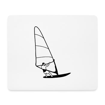 Windsurfen - Mousepad (Querformat) - Weiß - Vorne