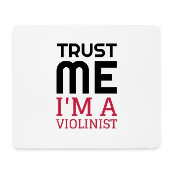 violon violoniste Musique Musicien Concert - Tapis de souris (format paysage) - blanc - Devant