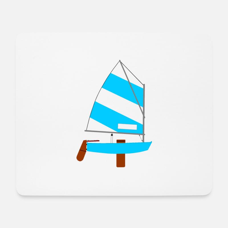 Sailing ship - Mouse Pad (horizontal) - white