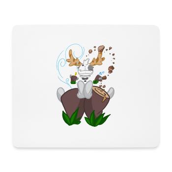 zen and totem - Tapis de souris (format paysage) - blanc - Devant