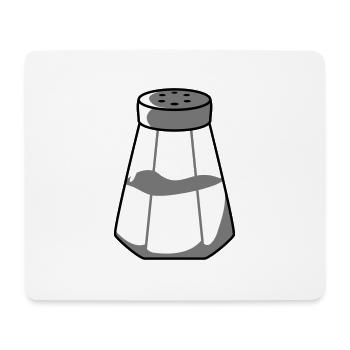 Salz Spender Design - Mousepad (Querformat) - Weiß - Vorne