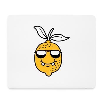 Cool lemon design - Mouse Pad (horizontal) - white - Front