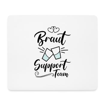 braut support team kurze - Mousepad (Querformat) - Weiß - Vorne