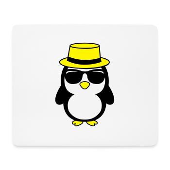cool_pinguin_02 - Mousepad (Querformat) - Weiß - Vorne