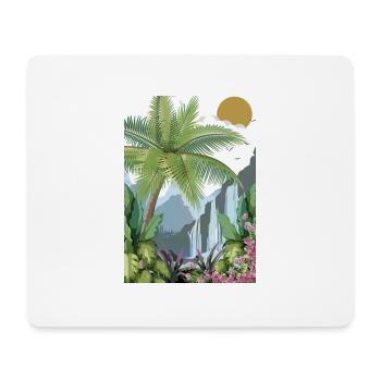 Hawaï - Tapis de souris (format paysage) - blanc - Devant