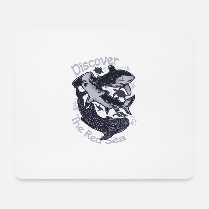 Best of Red Sea - Mousepad (Querformat) - Weiß