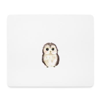 Baby owl - Mouse Pad (horizontal) - white - Front