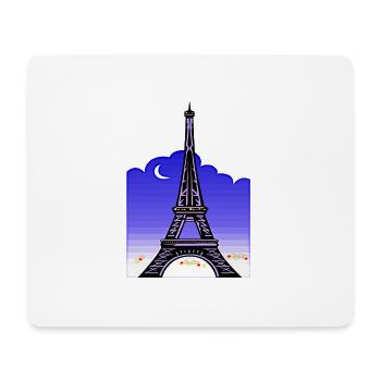Eiffel Tower - Mouse Pad (horizontal) - white - Front