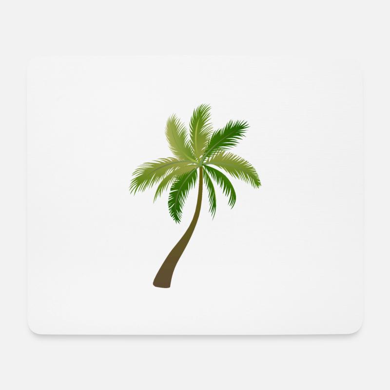 Palmen Baum Palmen - Mousepad (Querformat) - Weiß