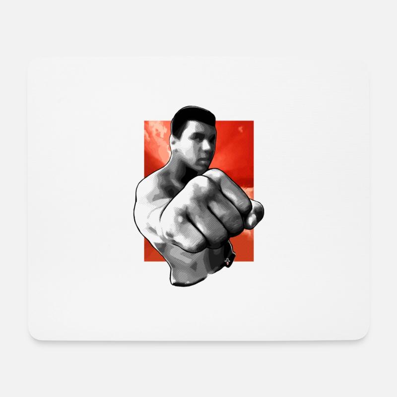 kämpfe gegen die Macht - Mousepad (Querformat) - Weiß