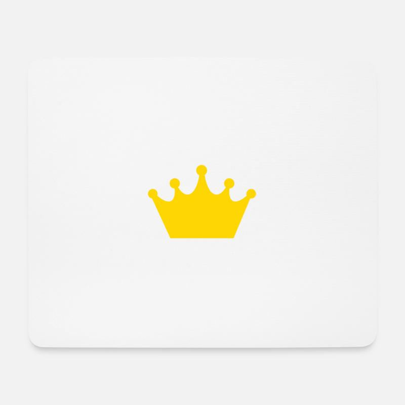 Crown icon - Mouse Pad (horizontal) - white
