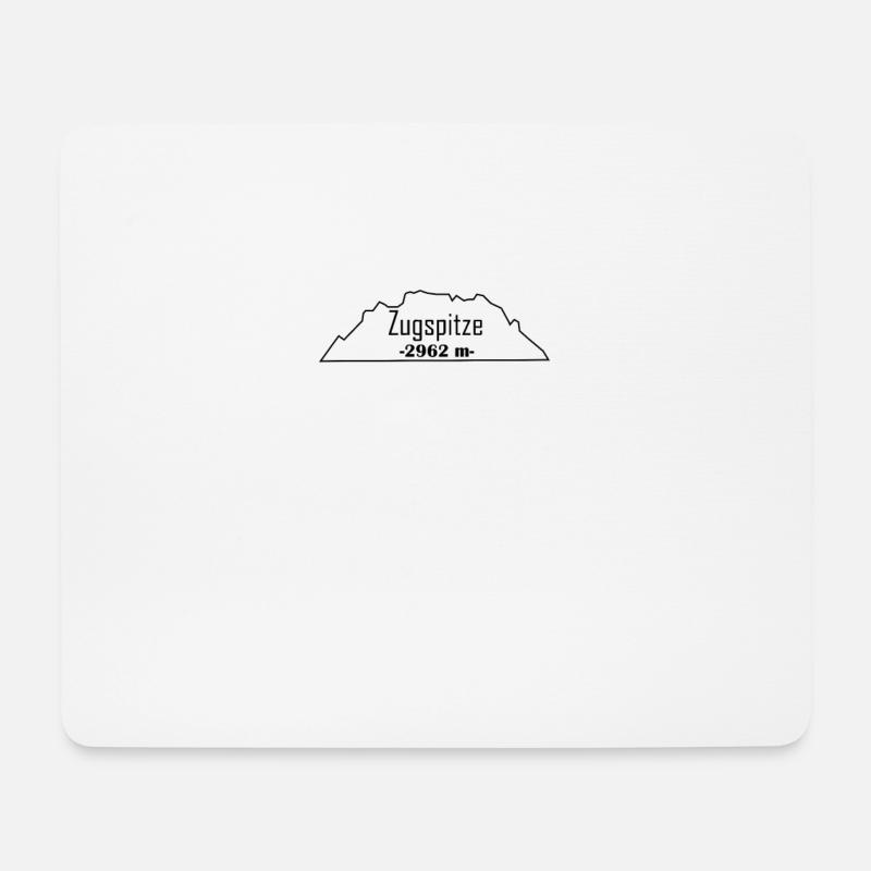 zugspitze - Mouse Pad (horizontal) - white