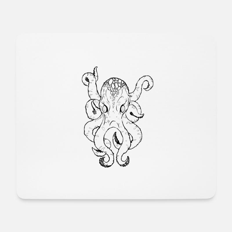 Kraken - Mouse Pad (horizontal) - white