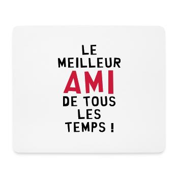 Le meilleur ami de tous les temps ! - Tapis de souris (format paysage) - blanc - Devant