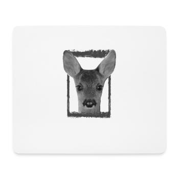 Rehkitz 5.1 - Mousepad (Querformat) - Weiß - Vorne